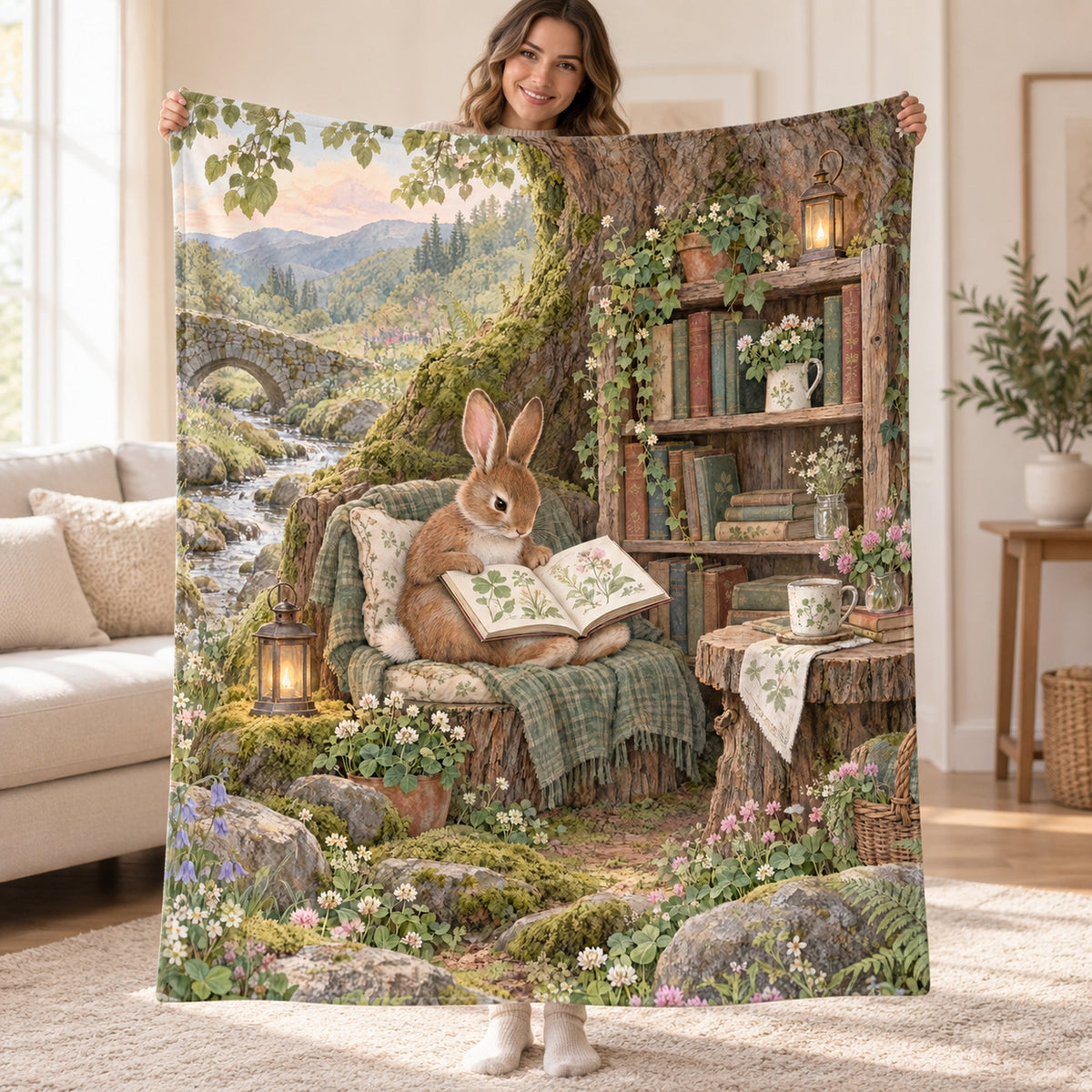 Bunny Blankets - Centum Libri Prints