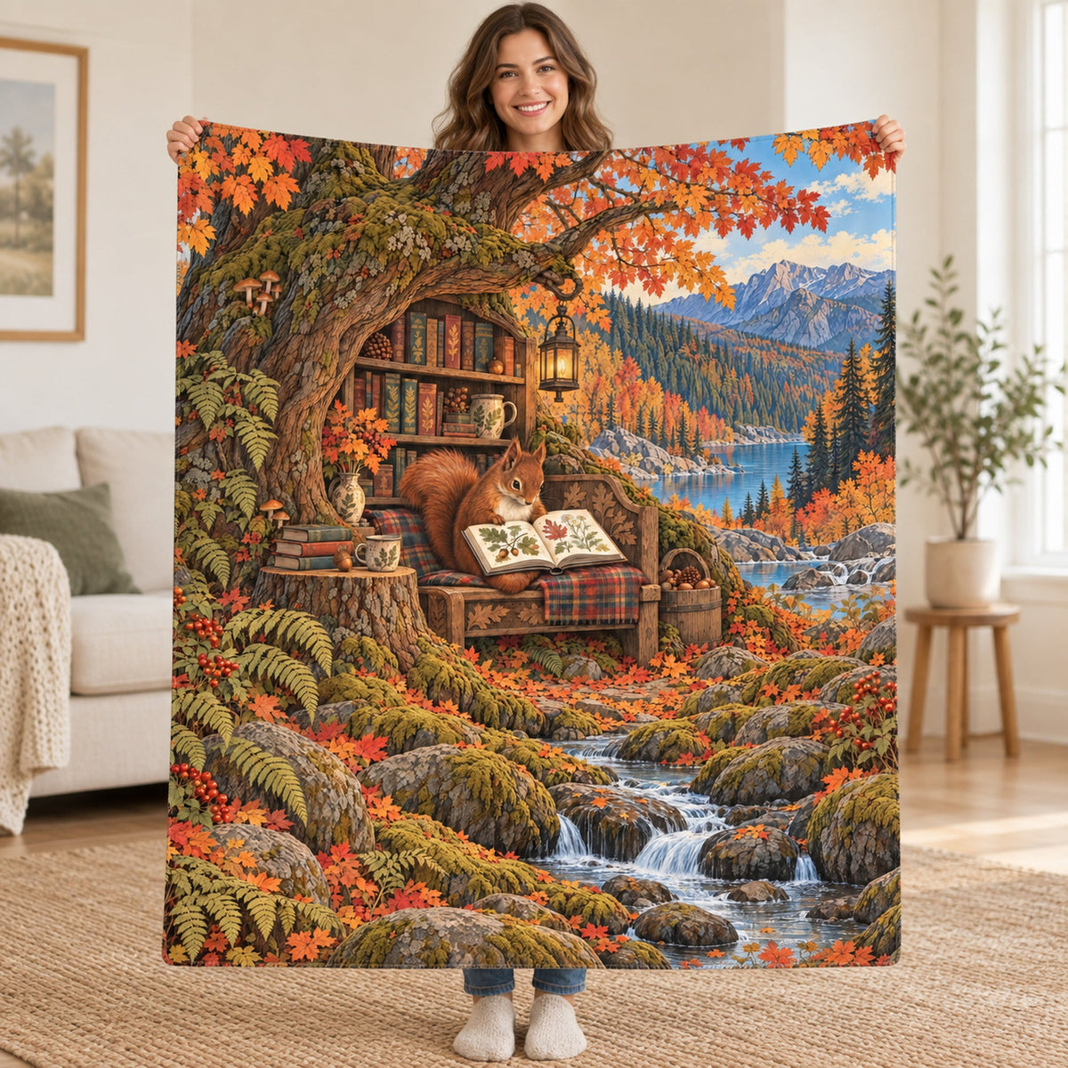 Squirrel Blankets - Centum Libri Prints