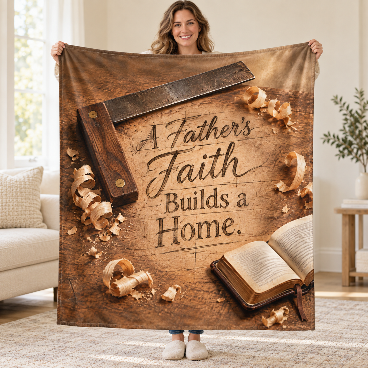 A Father's Blessing - Home & Family Blessings blankets
