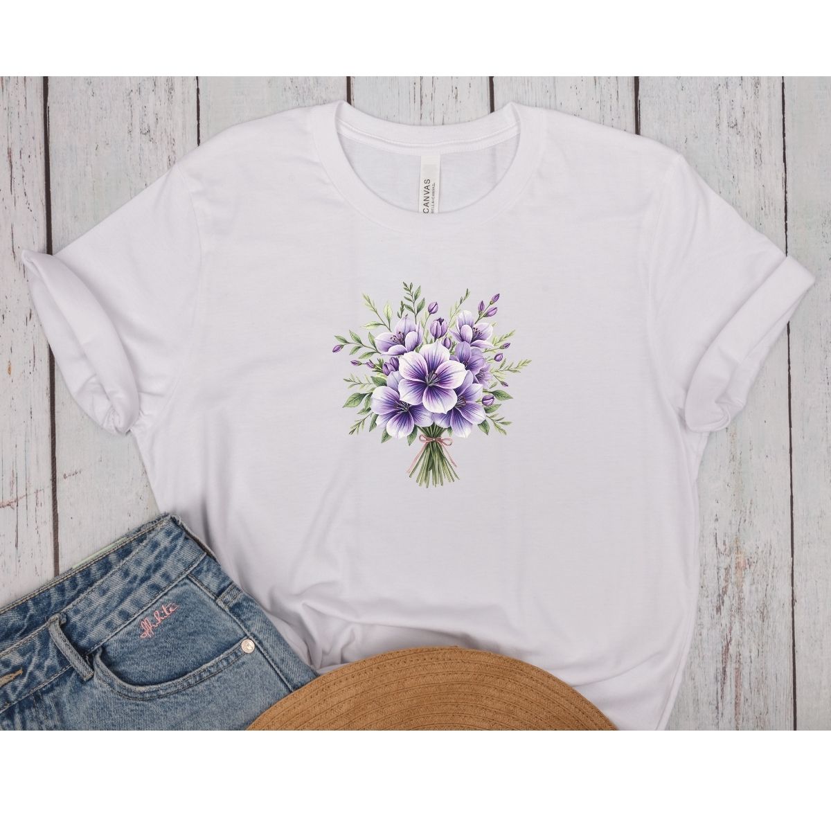 Purple Pansies