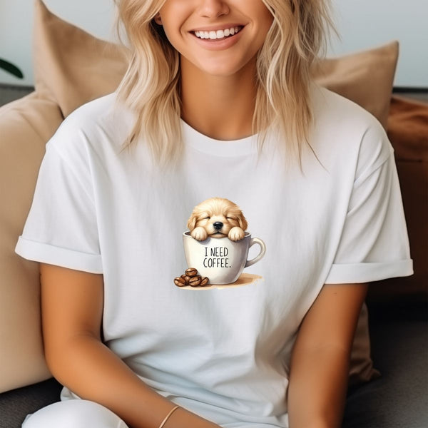 I Need Coffee Mug with Pup