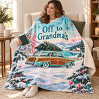 Off to Grandma's blanket, wrapped around a reader