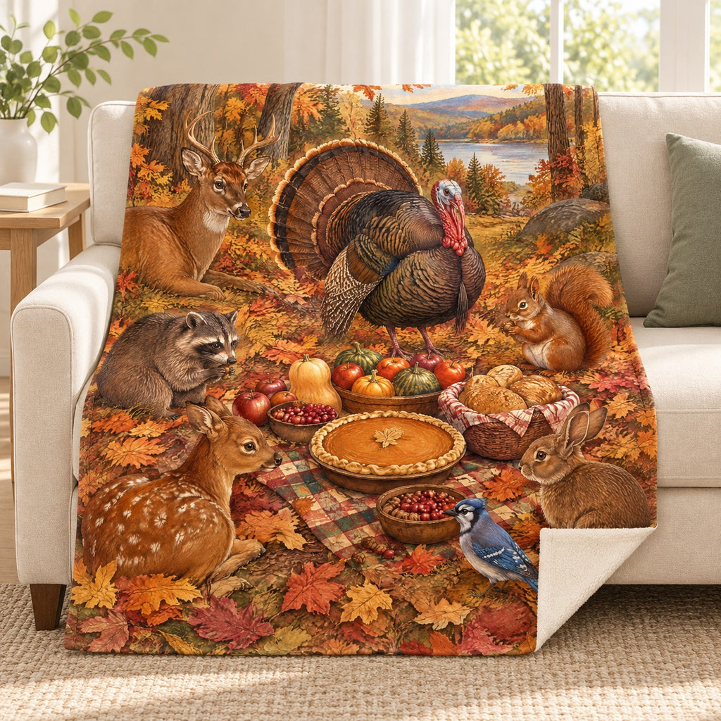 Ground-Level Picnic blanket, on a sofa