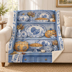 The China Cabinet blanket, on a sofa