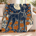Moonlit Xolo blanket, on a sofa