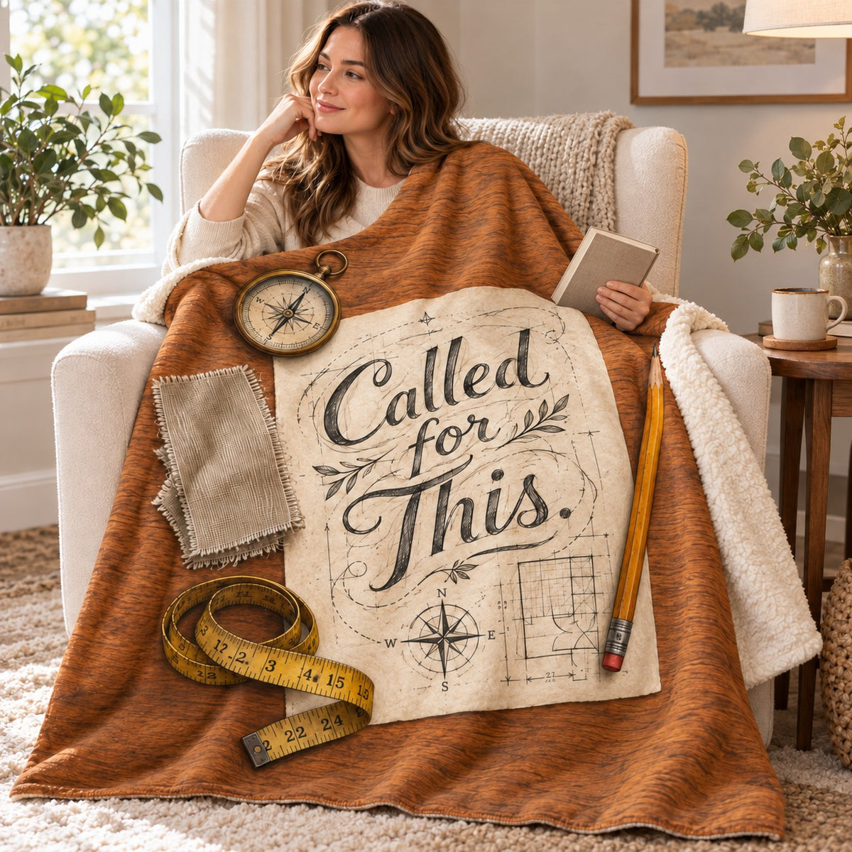 Called for This blanket, wrapped around a reader