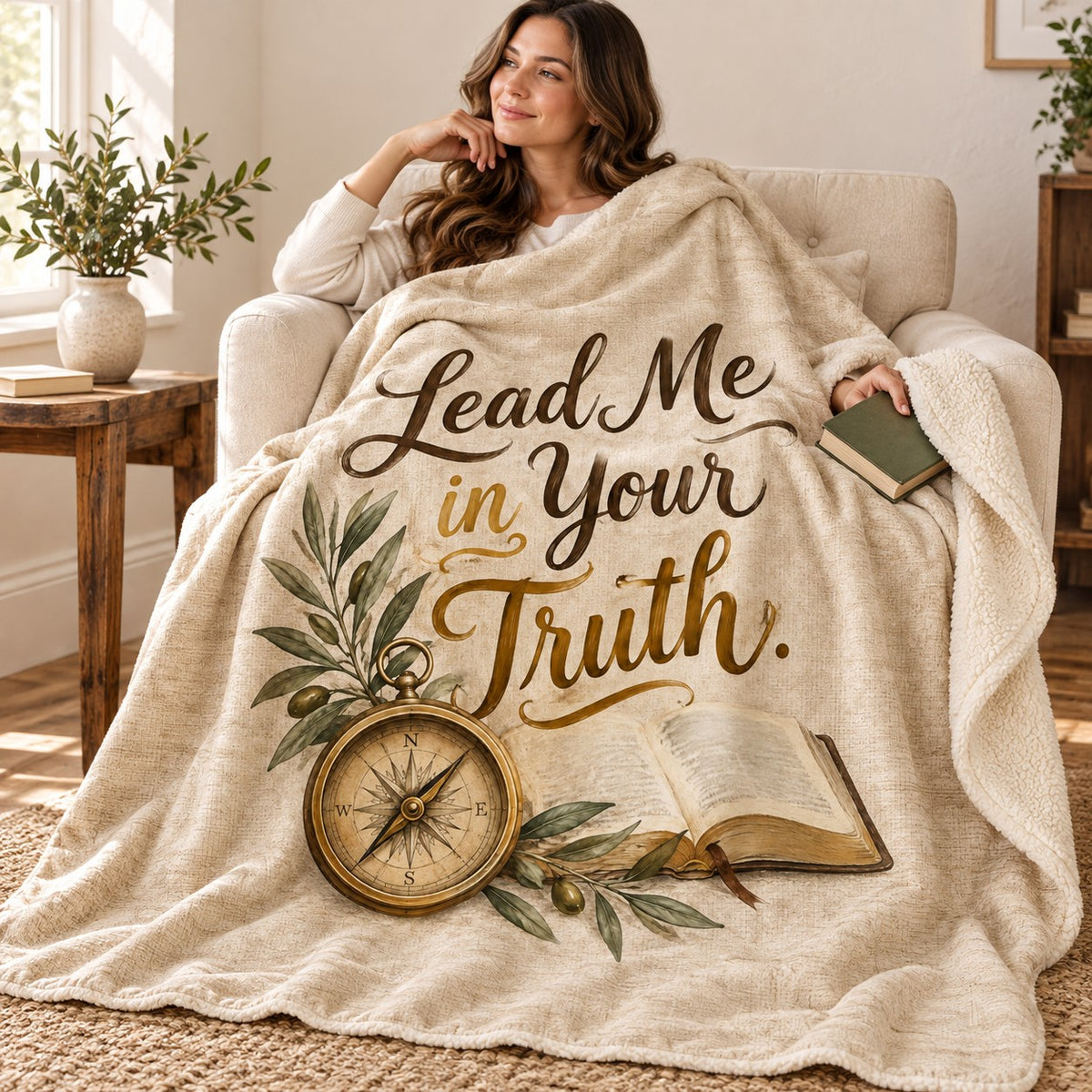 Lead Me in Your Truth. blanket, wrapped around a reader