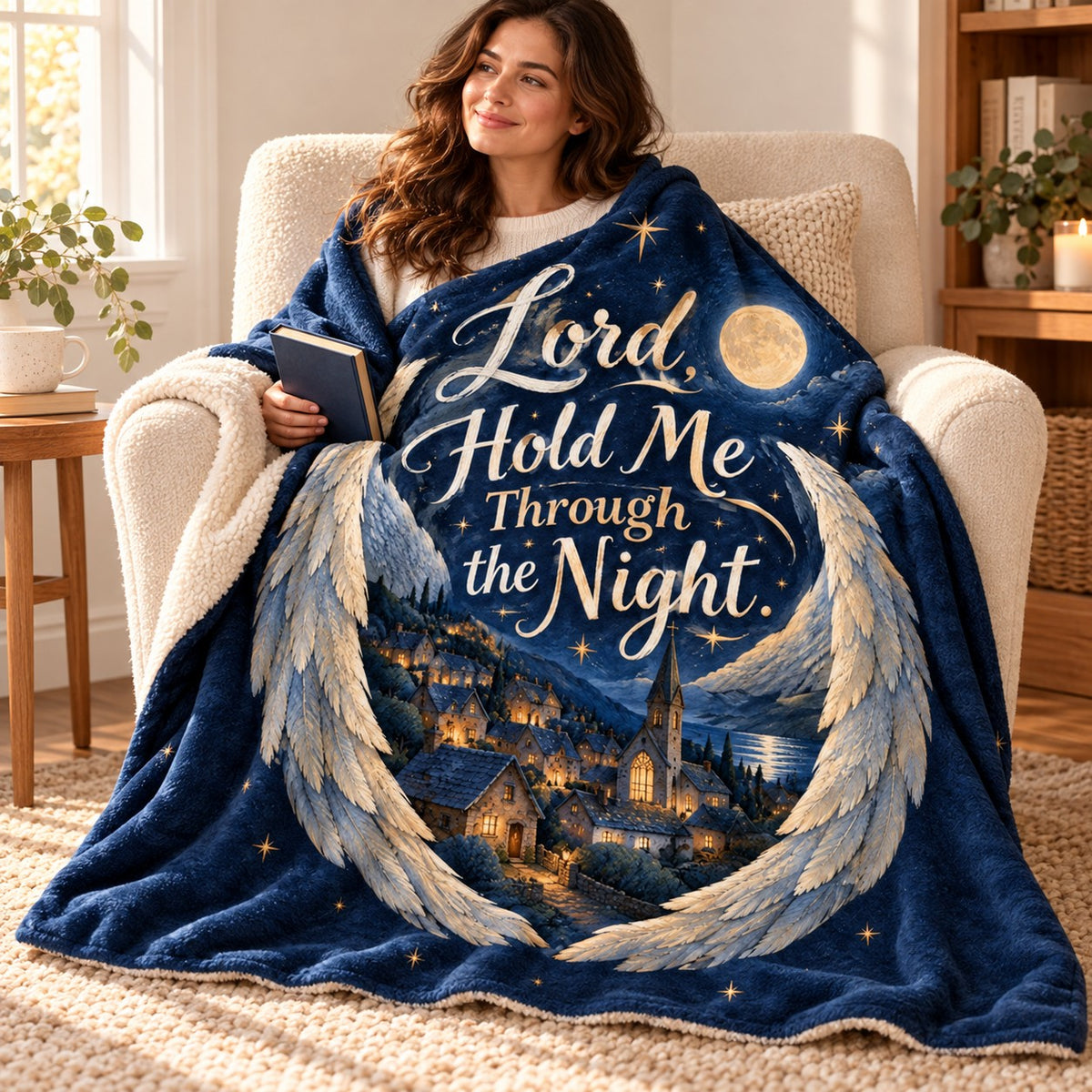 Lord, Hold Me Through the Night. blanket, wrapped around a reader