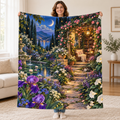 Moonlight Sanctuary blanket, held open