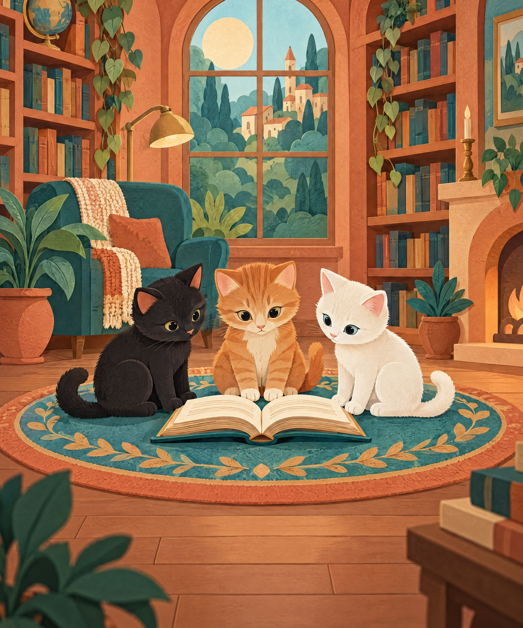 The Book Club blanket, full design