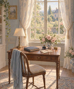Letters by the Window blanket, full design