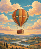 The Balloon Atlas blanket, full design