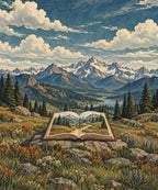 The Mountain Chapter blanket, full design
