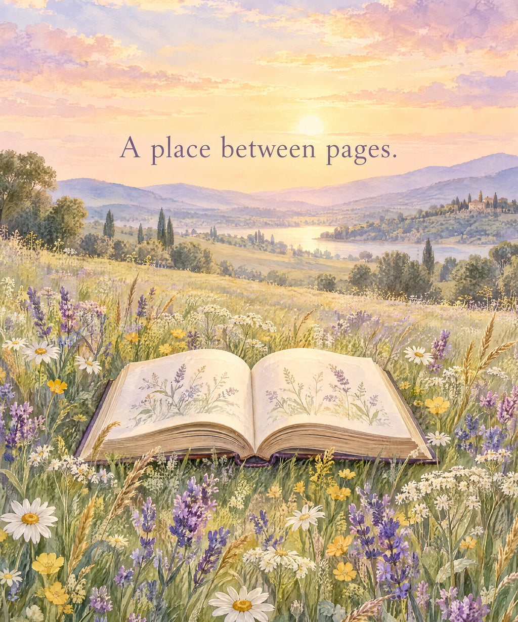 A Place Between Pages blanket, full design