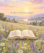 A Place Between Pages blanket, full design