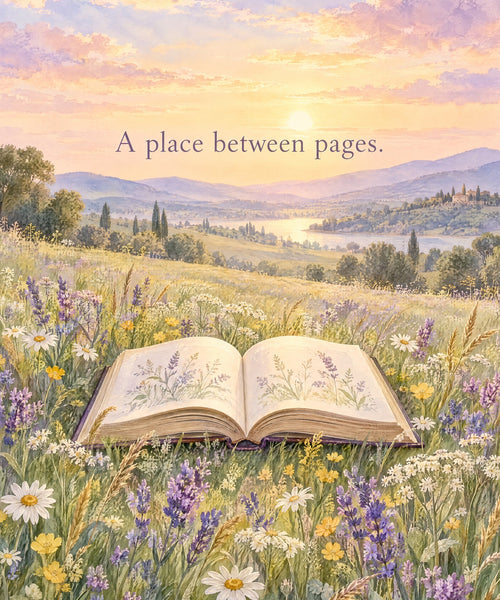 A Place Between Pages blanket, full design