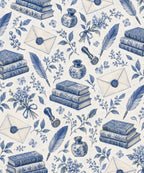 French Blue Post blanket, full design