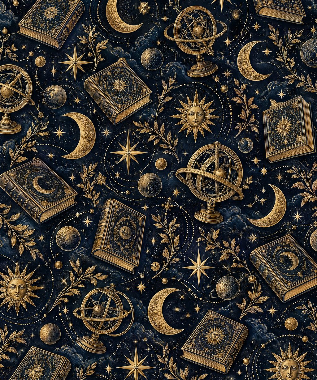 The Astral Library blanket, full design