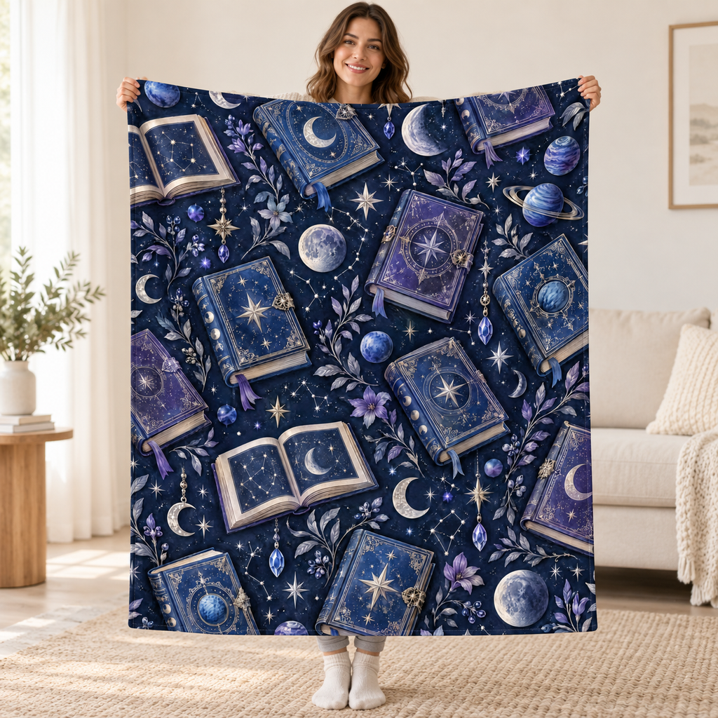 Constellation Volumes blanket, held open