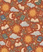 Sunlit Chapters blanket, full design