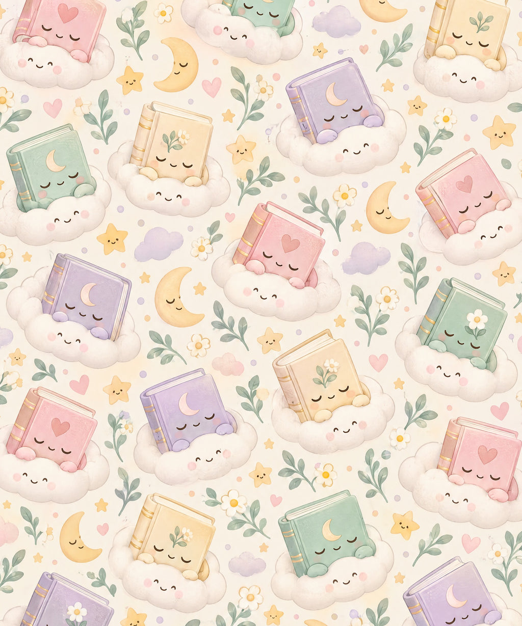 Sleepy Little Books blanket, full design