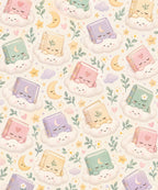 Sleepy Little Books blanket, full design