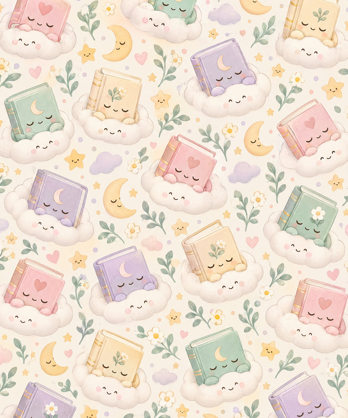 Sleepy Little Books blanket, full design