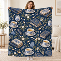 Porcelain and Prose blanket, held open