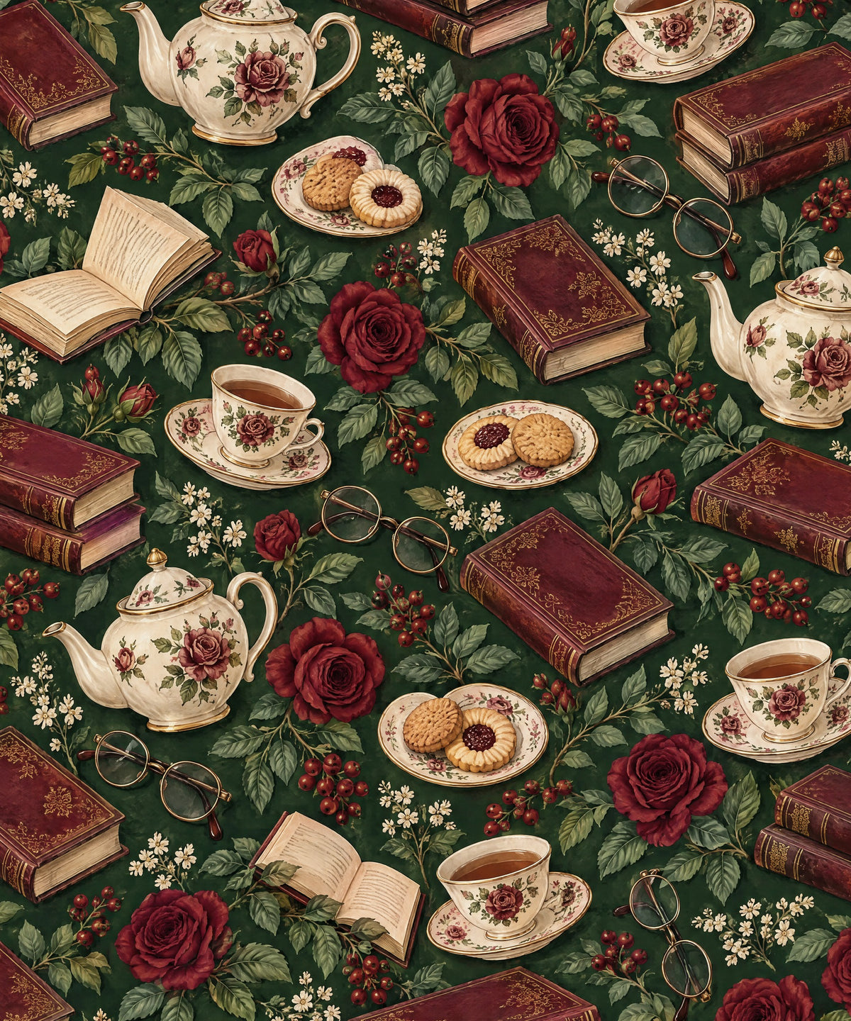 The Velvet Tea Room blanket, full design