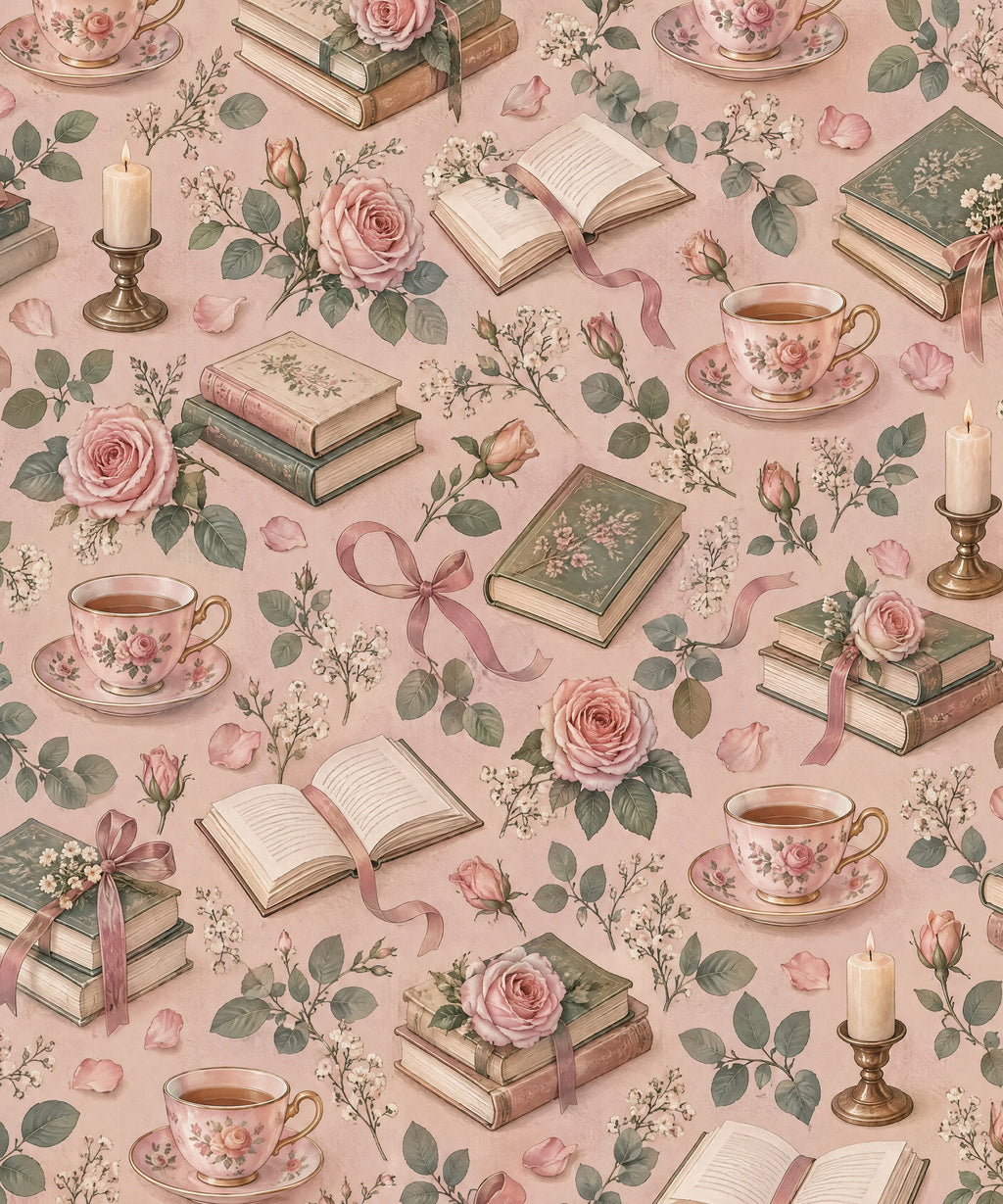 Blush Afternoon blanket, full design