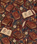 Oxblood Marbled Library blanket, full design