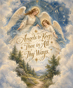 Angels to Keep Thee in All Thy Ways. blanket, full design