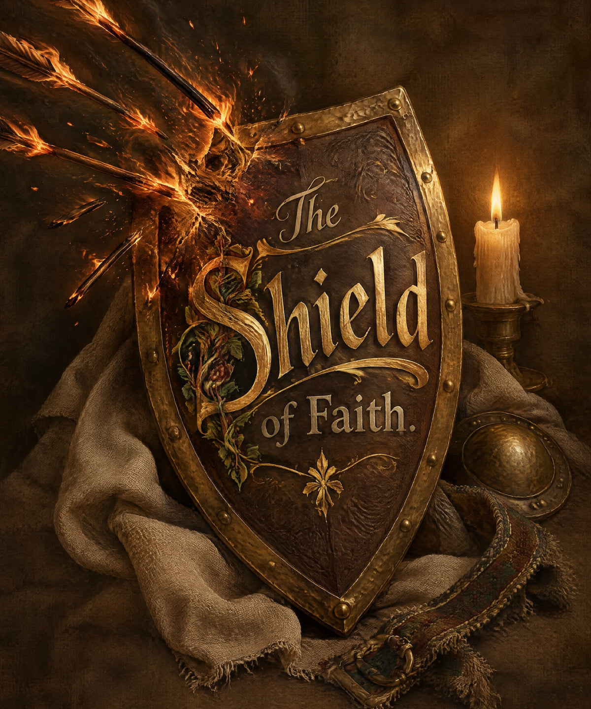 The Shield of Faith. blanket, full design