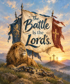 The Battle Is the Lord's. blanket, full design