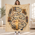 Lord Jesus Christ, Son of God, Have Mercy on Me. blanket, held open