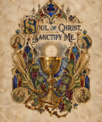 Soul of Christ, Sanctify Me. blanket, full design