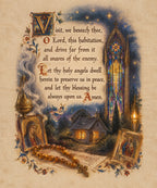 Visit, We Beseech Thee, O Lord, This Habitation blanket, full design