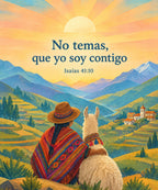 No temas,
que yo soy contigo blanket, full design
