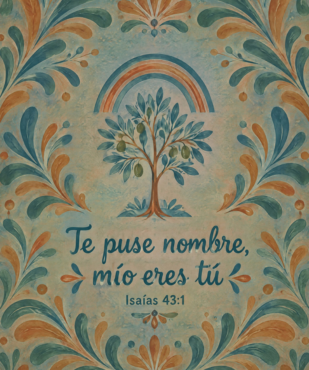 Te puse nombre,
mío eres tú blanket, full design