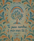 Te puse nombre,
mío eres tú blanket, full design