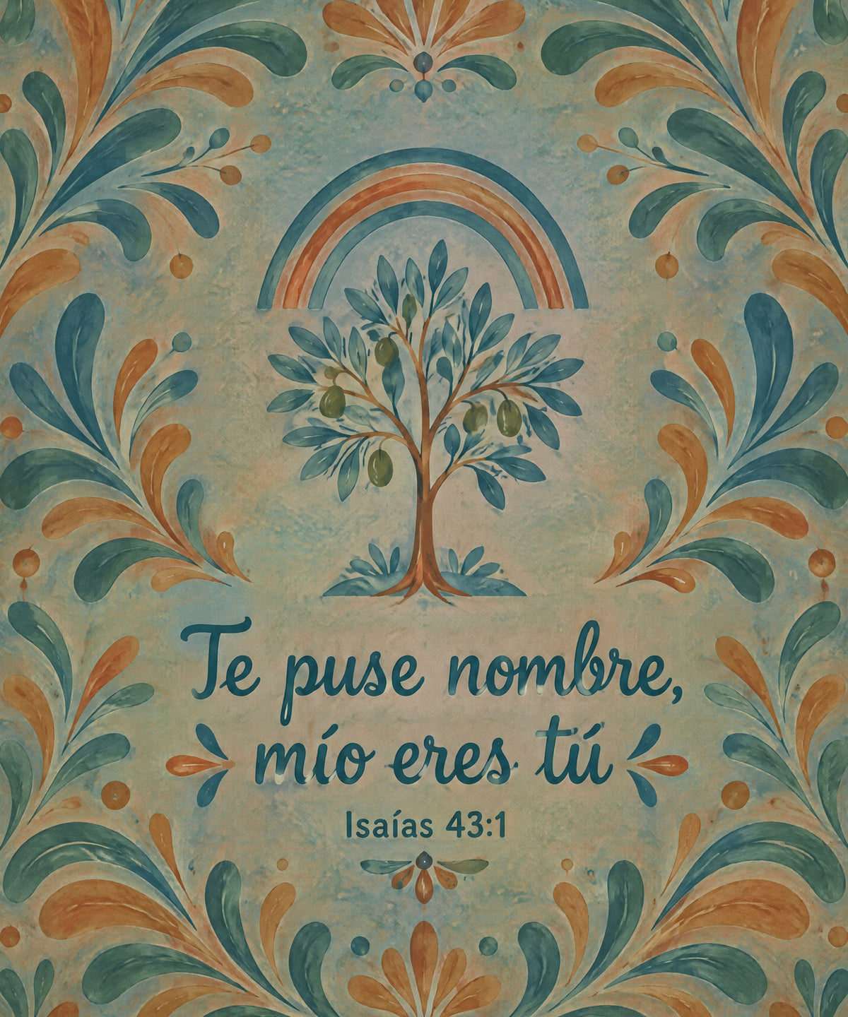 Te puse nombre,
mío eres tú blanket, full design