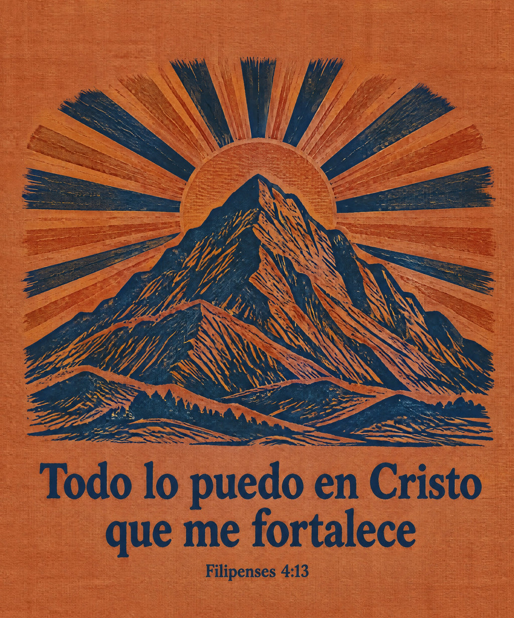Todo lo puedo en Cristo
que me fortalece blanket, full design