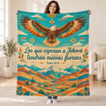 Los que esperan a Jehová
tendrán nuevas fuerzas blanket, held open