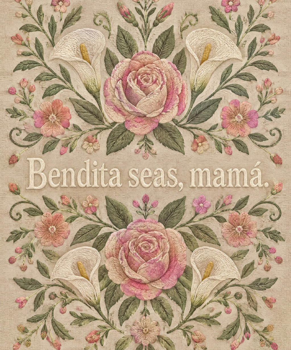 Bendita seas, mamá. blanket, full design