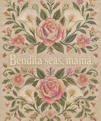 Bendita seas, mamá. blanket, full design