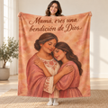 Mamá, eres una
bendición de Dios blanket, held open