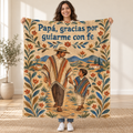 Papá, gracias por
guiarme con fe blanket, held open