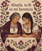 Abuela, tu fe
es mi herencia blanket, full design