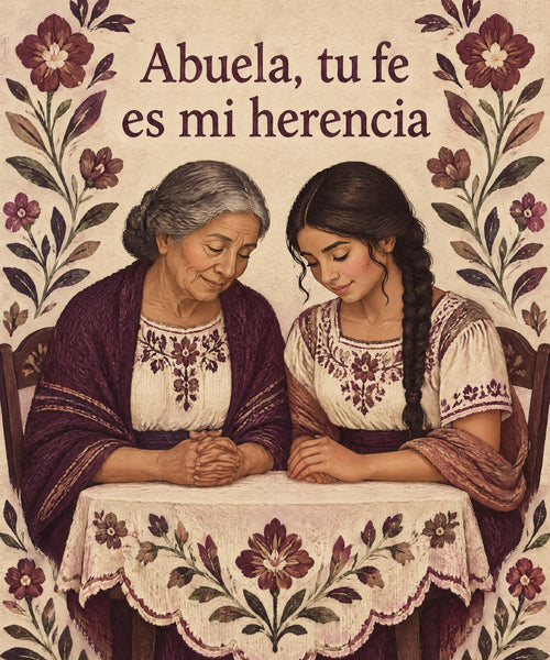 Abuela, tu fe
es mi herencia blanket, full design