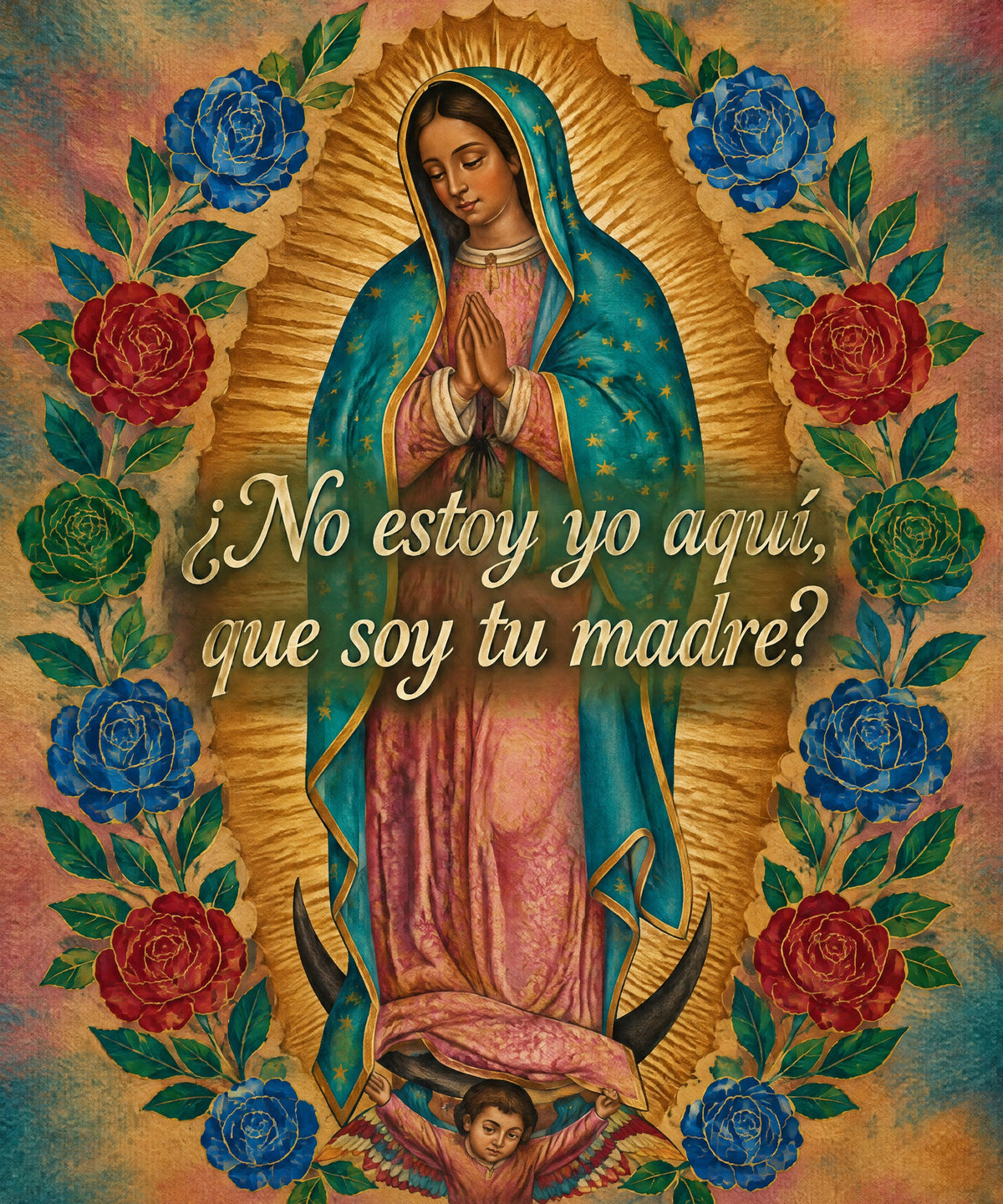 ¿No estoy yo aquí,
que soy tu madre? blanket, full design